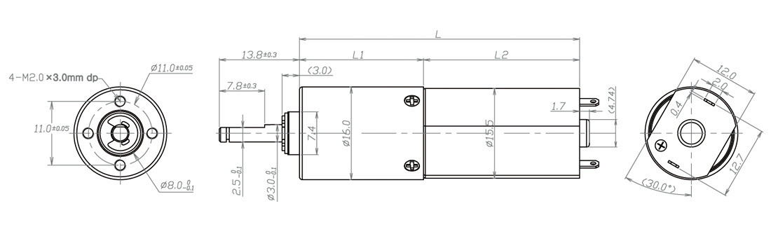 電動窗簾電機尺寸 電動窗簾電機尺寸